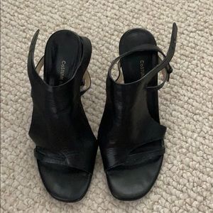 Black high heels
